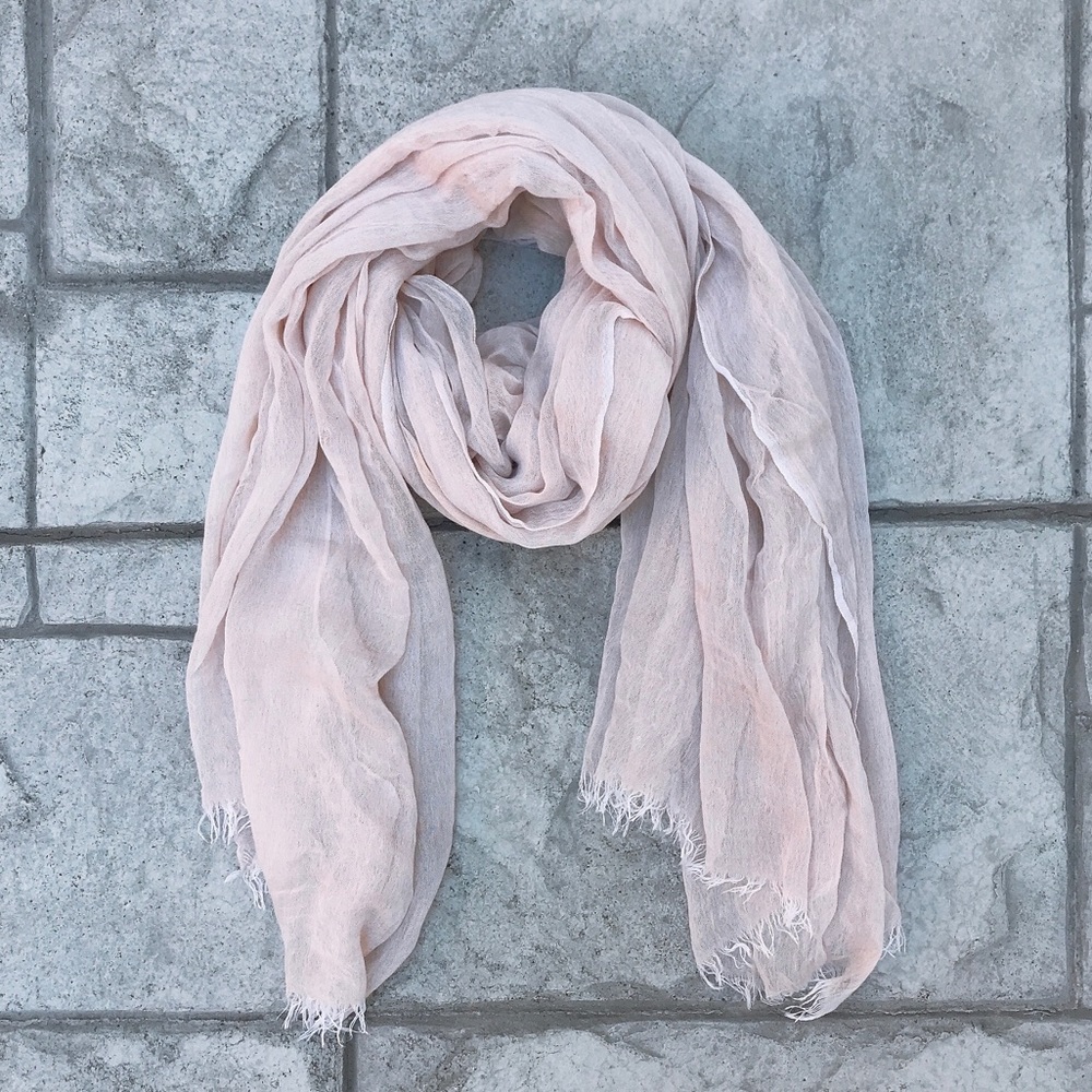[Nordstrom] Sheer Fringe Oblong Scarf